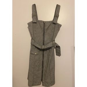 Houndstooth patterned Dress